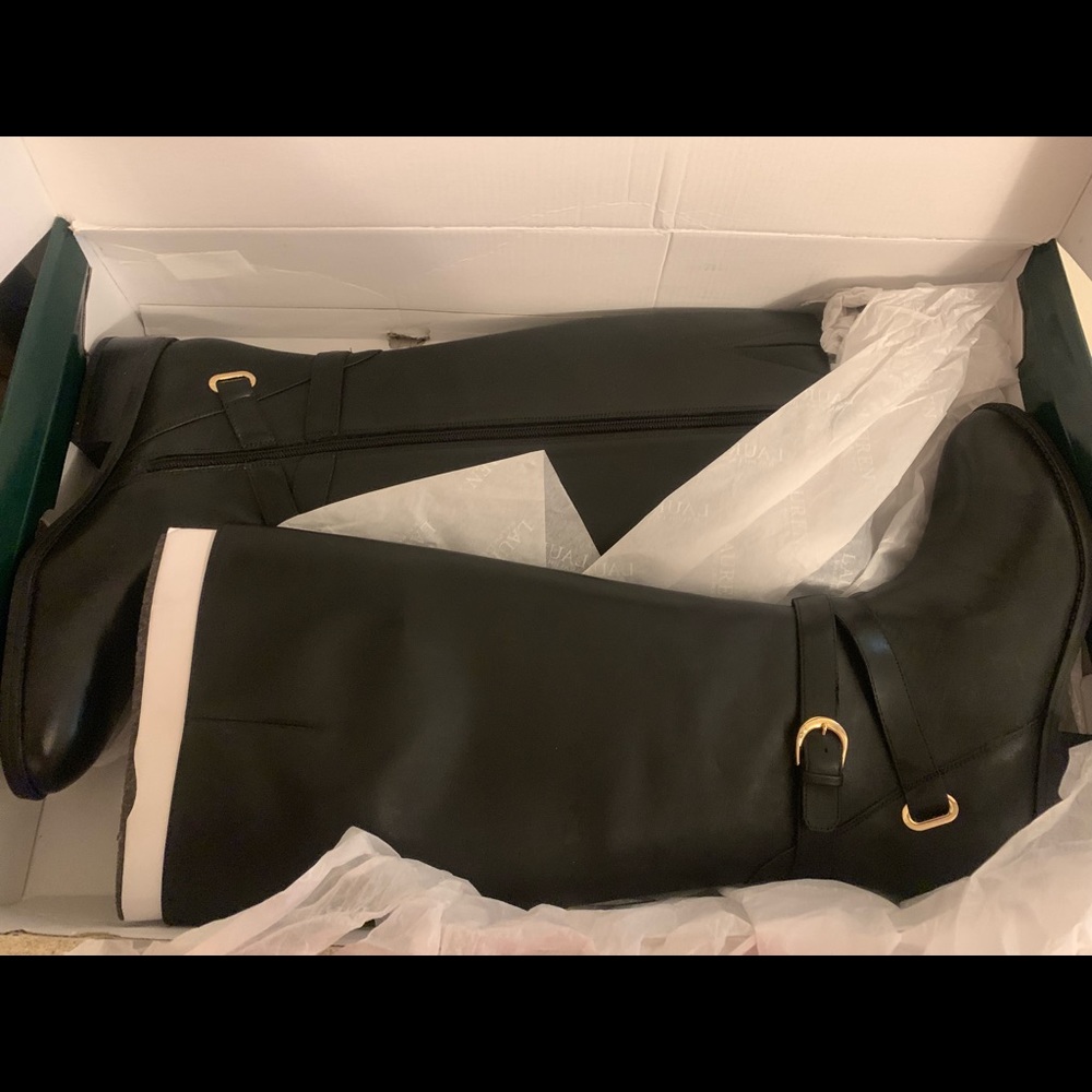 Ralph Lauren Maribella Leather Boots